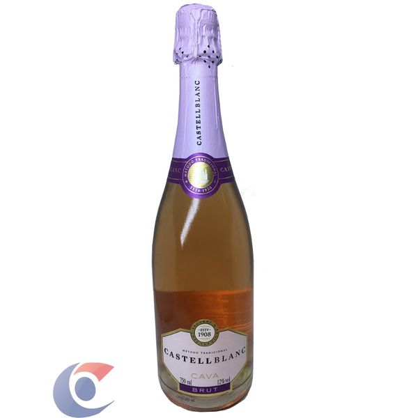 Espumante Rosé Castel Blanc Espanhol Cava Brut 750ml