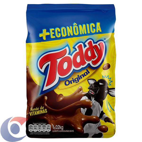 Achocolatado Em Pó Original Toddy Pacote + Econômica 1,02kg