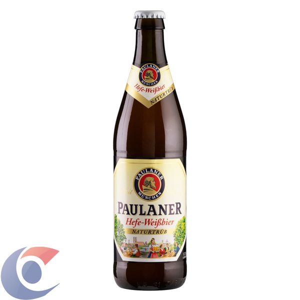 Cerveja Paulaner Alemã Hefe Weiss Naturtrub 500ml