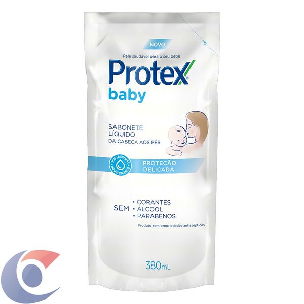 Sabonete Líquido Para Bebê Protex Baby Delicate Care 380ml