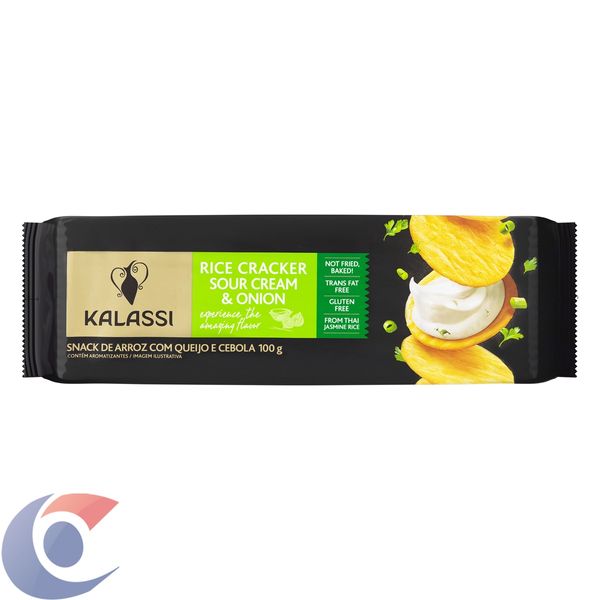 Snack De Arroz Kalassi Sour Cream & Onion 100g