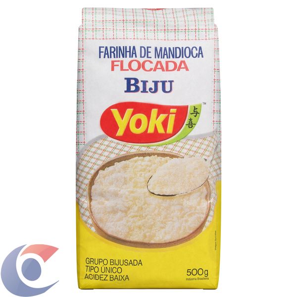 Farinha De Mandioca Biju Yoki Flocos 500g