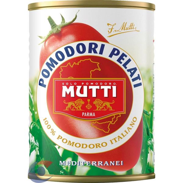 Tomate Italiano Mutti Sem Pele 400g