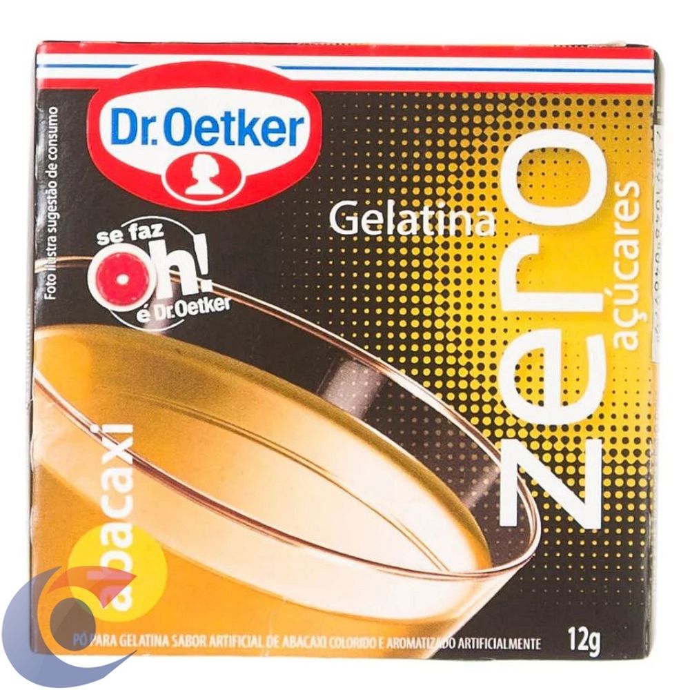 Gelatina Dr. Oetker Zero Abacaxi 12g Carone