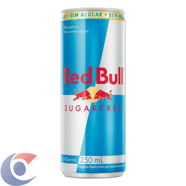Energético Sem Açúcar Red Bull Energy Drink Sugarfree, 250 Ml