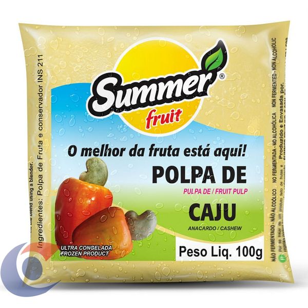 Polpa De Fruta Summer Fruit Caju 100g