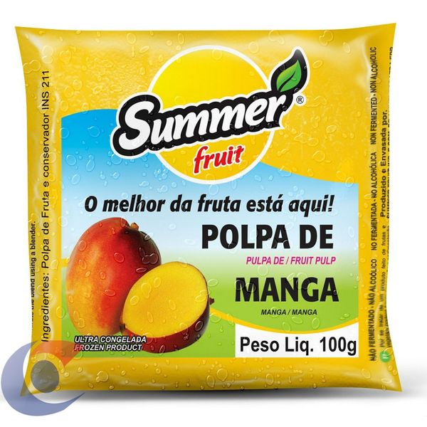 Polpa De Fruta Summer Fruit Manga 100g