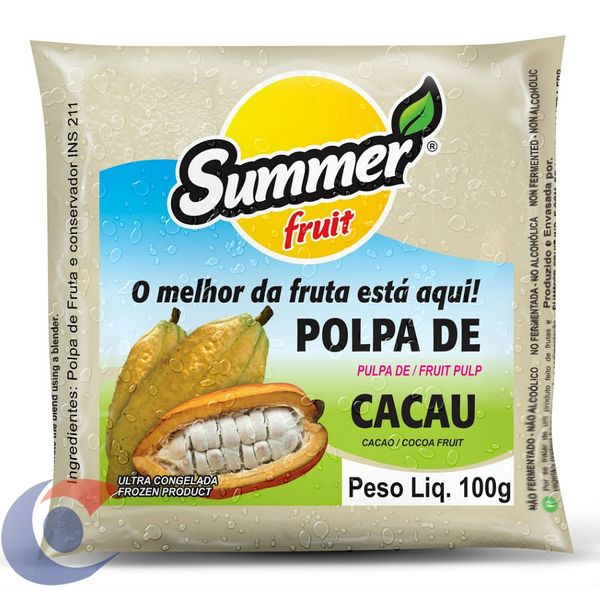 Polpa Fruta Summer Fruit Cacau 100gr