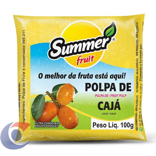 Polpa De Fruta Summer Fruit Cajá 100g