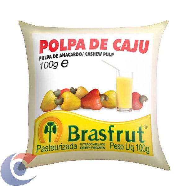 Polpa De Fruta Brasfrut Caju 100g