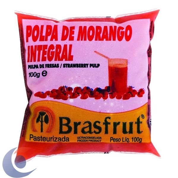 Polpa De Fruta Brasfrut Morango 100g