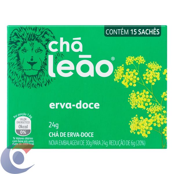 Chá Leão Erva Doce - 15 Envelopes
