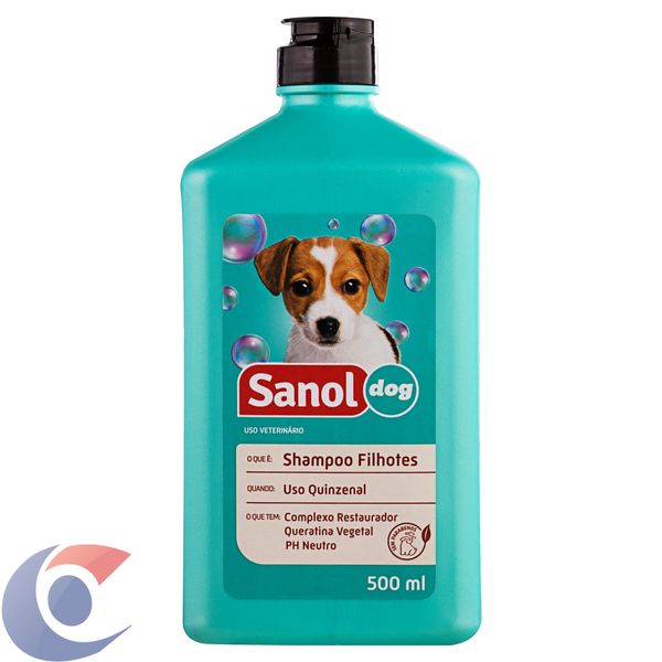 Shampoo Sanol Dog Filhote 500ml
