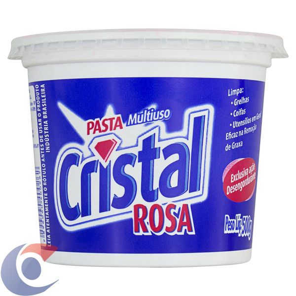 Saponáceo Em Pasta Cristal Mulituso Rosa 500g