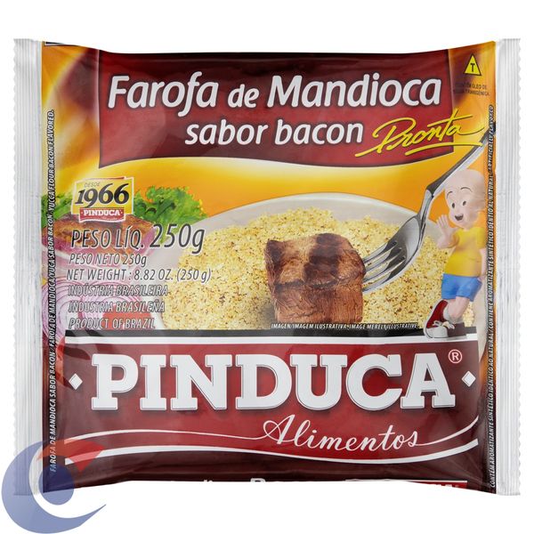Farofa Pronta Pinduca Bacon 250g
