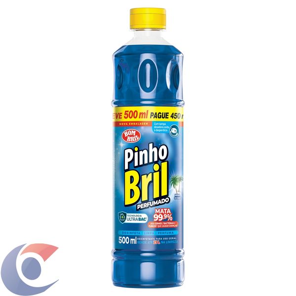 Desinfetante Pinho Bril Brisa Do Mar - Leve 500ml, Pague 450ml
