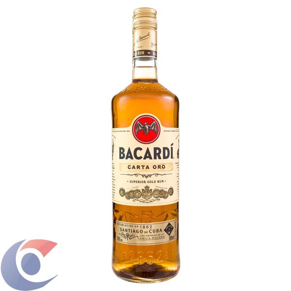 Rum Bacardi Carta De Ouro 980ml