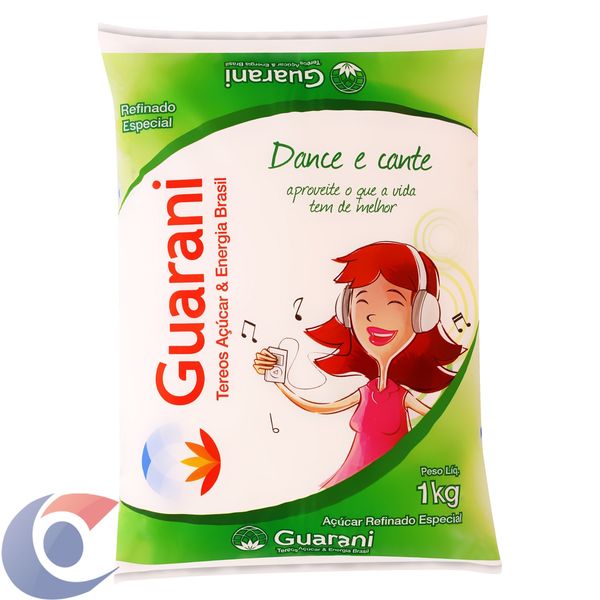 Açúcar Refinado Guarani 1kg