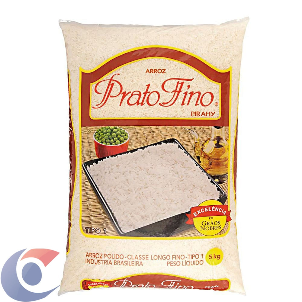 Arroz Branco Prato Fino Tipo 1 5kg - Carone