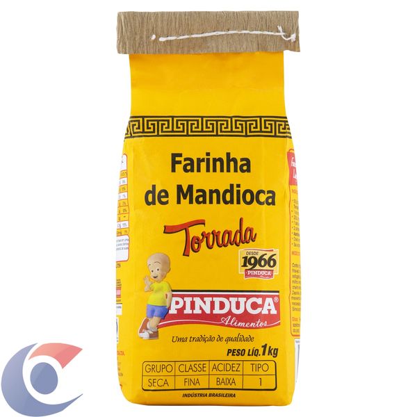 Farinha De Mandioca Pinduca Torrada Papel 1kg