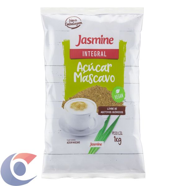 Açúcar Mascavo Integral Jasmine Pacote 1kg