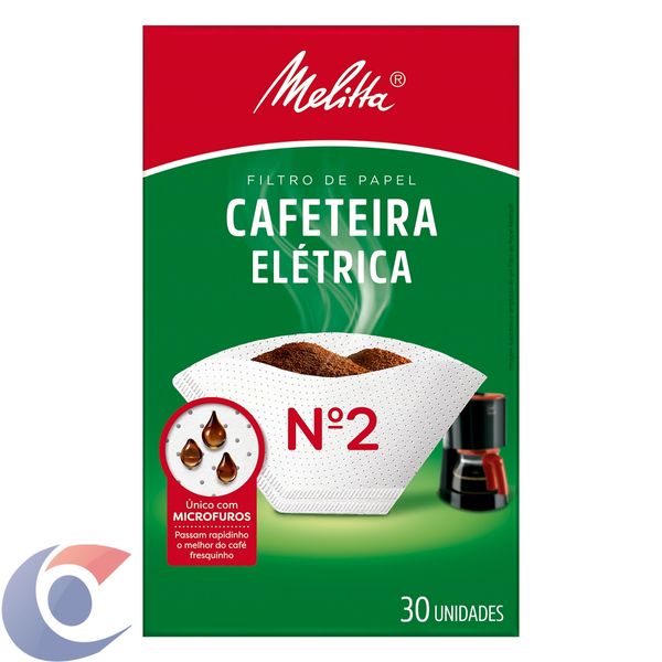 Filtro Cafe Papel Melitta 30un N2 Caf El