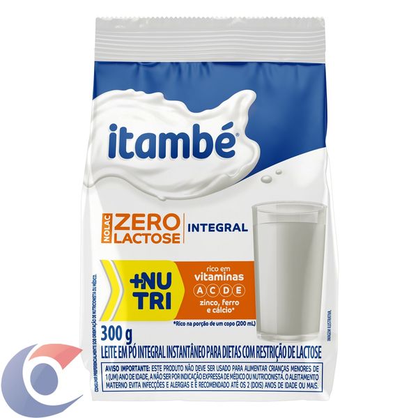 Leite Em Pó Instantâneo Itambé Nolac Integral Zero Lactose 300g