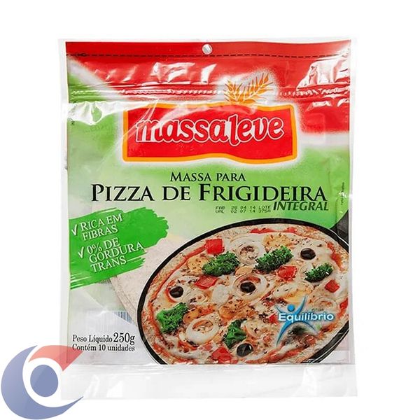 Pizza Frigideira Integral Massa Leve 250g