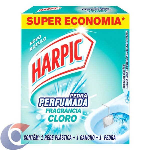 Pedra Sanitária Harpic Aroma Plus Cloro 20g