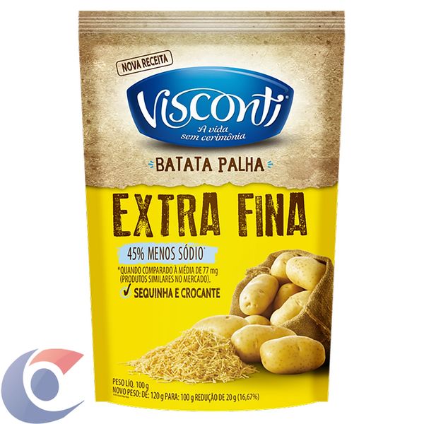 Batata Palha Visconti 100g Extra Fina