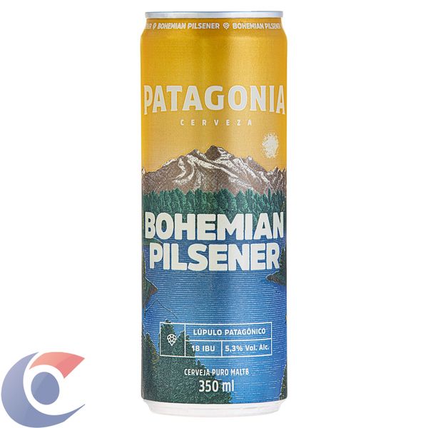 Cerveja Patagonia Bohemian Pilsener Lata 350ml