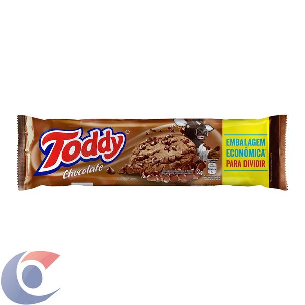 Biscoito Toddy Cookies Gotas De Chocolate Embalagem Economica 133g