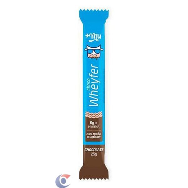 Barra De Proteína +Mu Choco Wheyfer Chocolate 25g