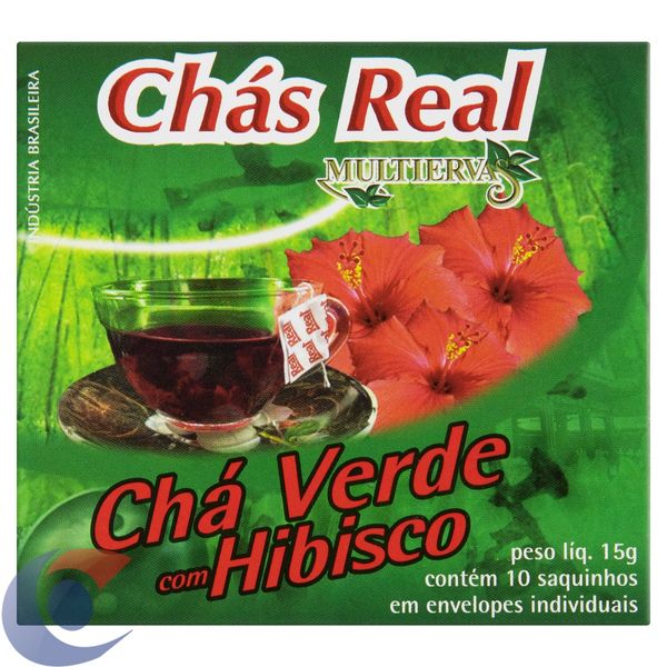 Cha Chas Real Verde Com Hibisco 15g