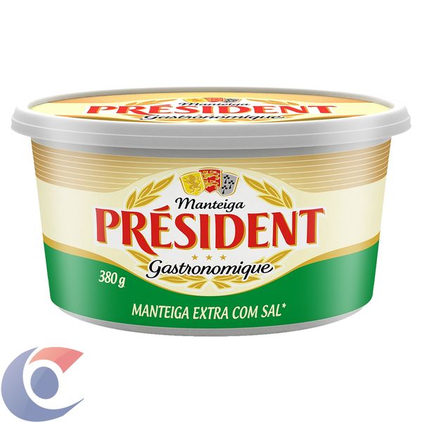 Manteiga President Tradicional Com Sal 380g