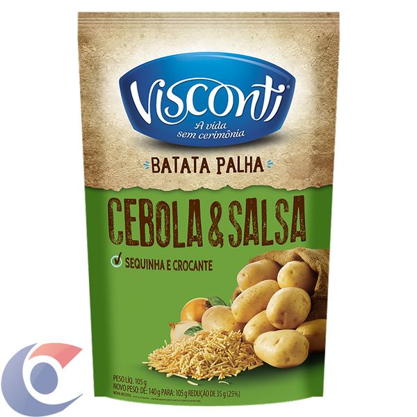 Batata Palha Visconti Cebola E Salsa 105g