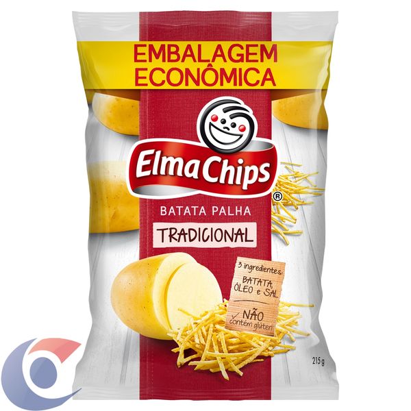 Batata Palha Elma Chips 215g Trad