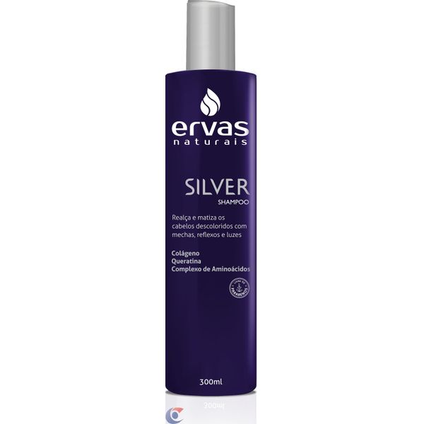 Shampoo Ervas Naturais Silver 300ml