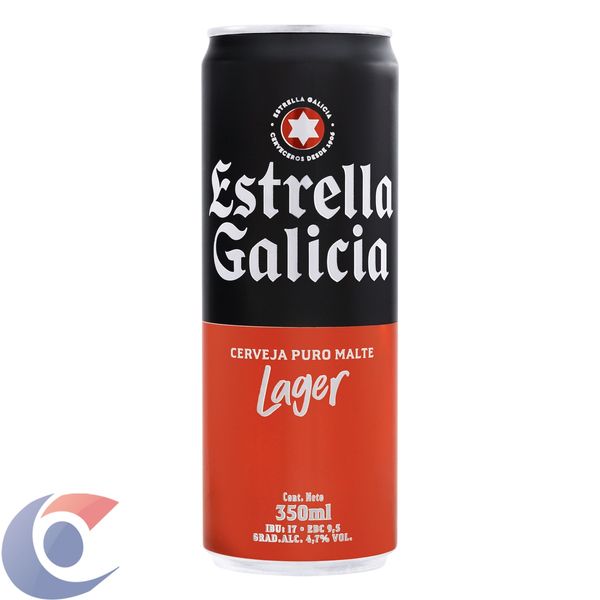 Cerveja Estrella Galicia Lata 350ml