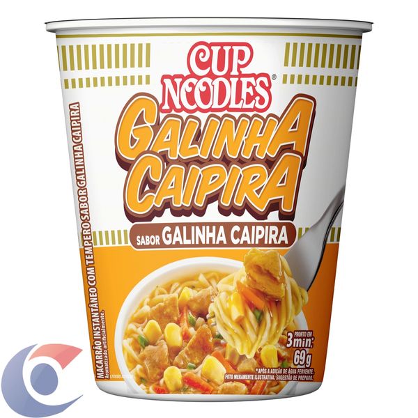 Macarrão Instantâneo Cup Noodles Galinha Caipira 69g