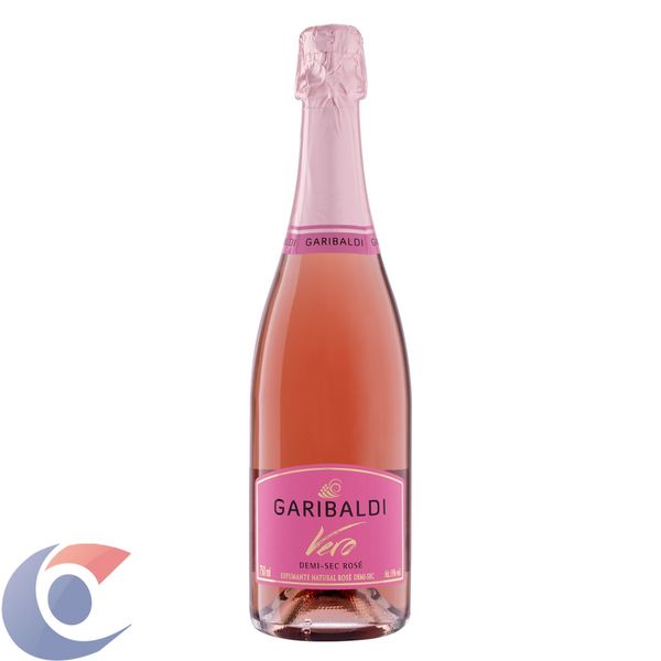 Espumante Nacional Rosé Garibaldi Demi-Sec Vero Trebbiano Malvasia 750ml