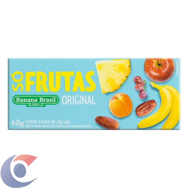 Barra De Cereais Só Frutas Original 60g