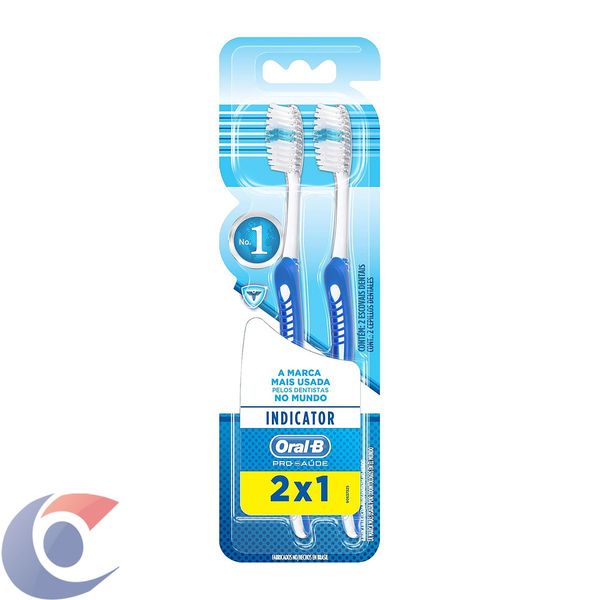 Escova Dental Oral-B Indicator Plus 30 - 2 Unidades