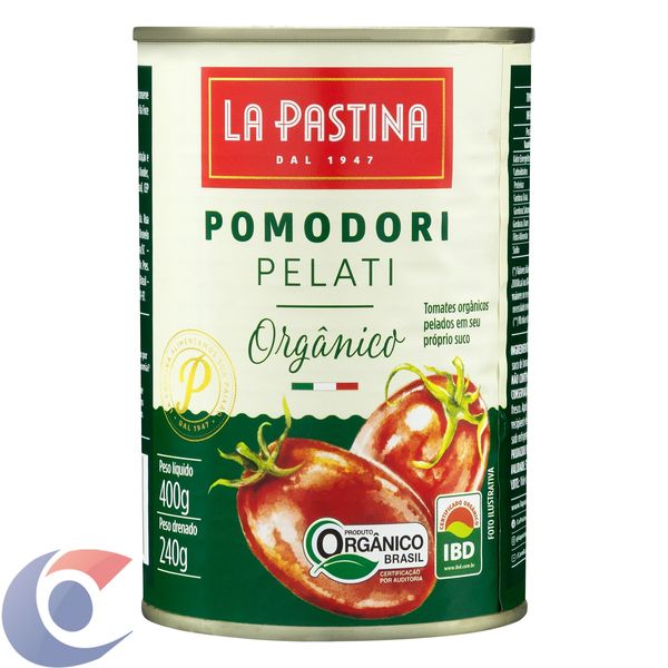 Pomodori Pelati Italiano La Pastina Orgânico 400g