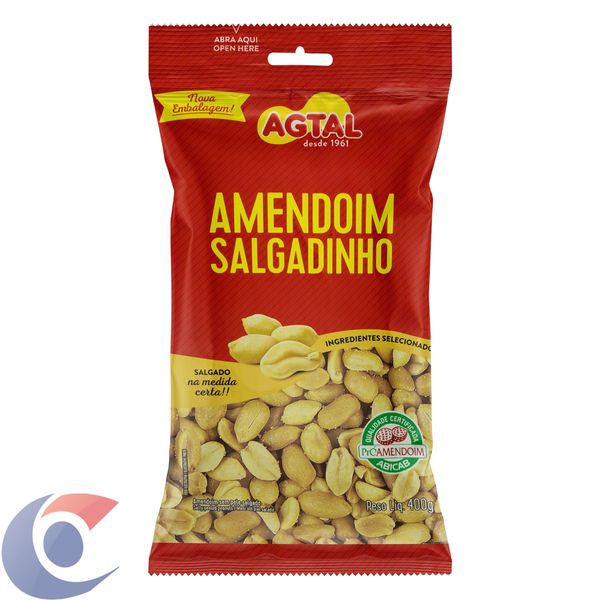 Amendoim Salgado Agtal 400g