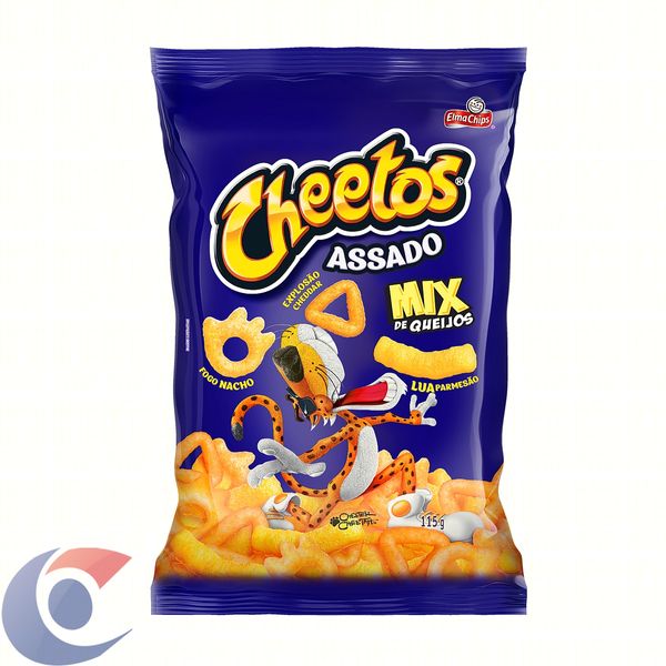 Salgadinho De Milho Mix De Queijos Elma Chips Cheetos Pacote 115g