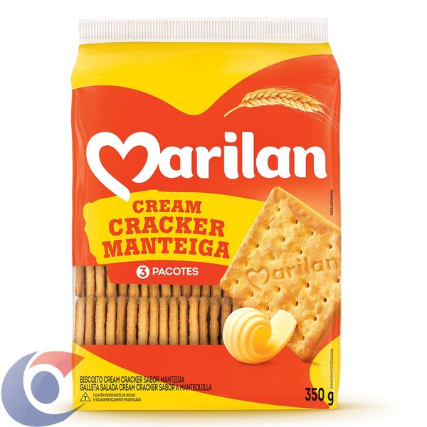 Biscoito Cream Cracker Marilan Manteiga 350g