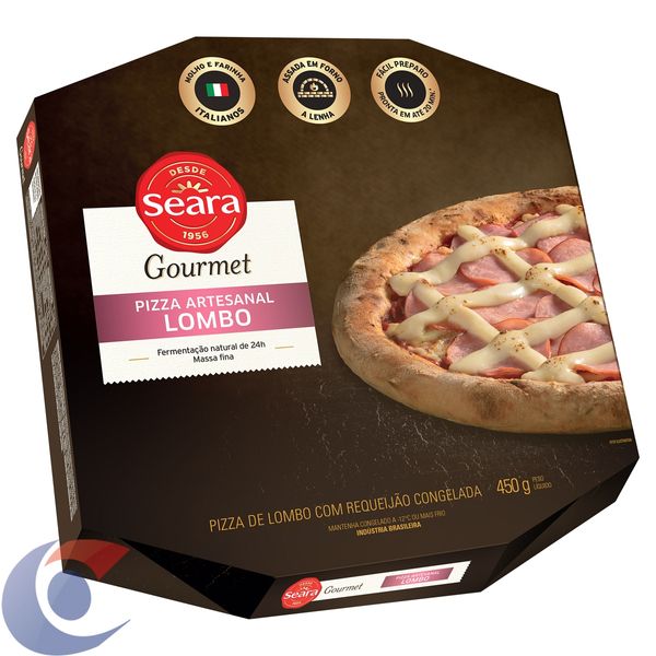 Pizza Lombo Com Requeijão Seara Gourmet 450g