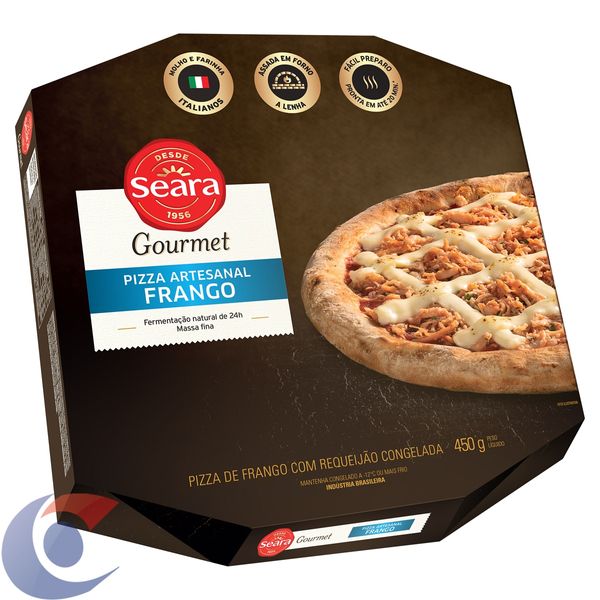 Pizza Frango Com Requeijão Seara Gourmet 450g