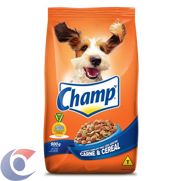 Alimento Para Cão Champ Adulto Carne & Cereal 900g